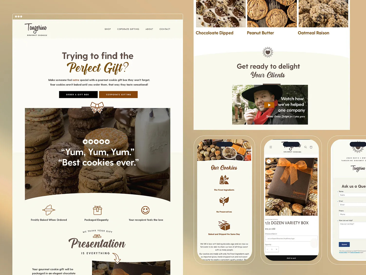 Responsive Small Business Website
